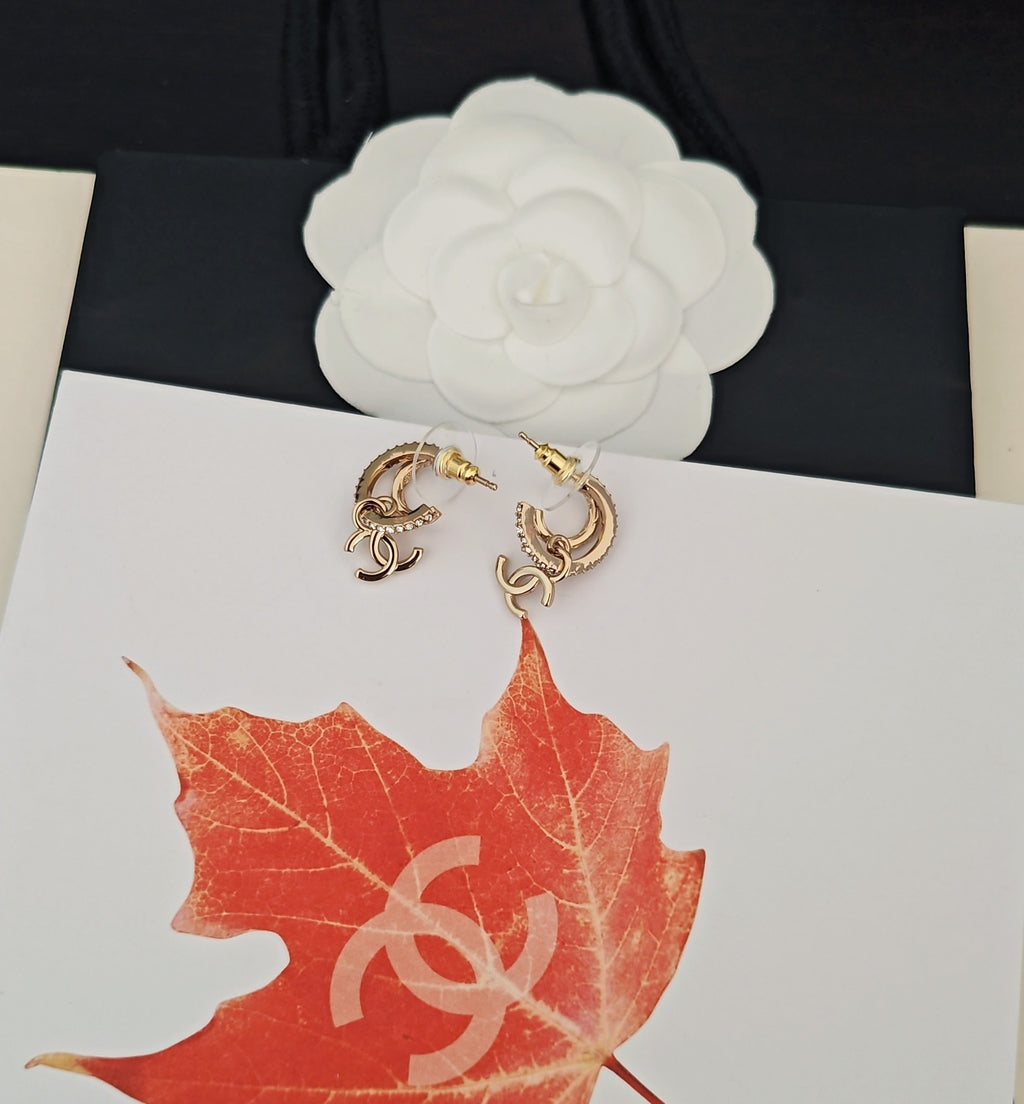 Chanel Double-Layer Earrings - album image 3