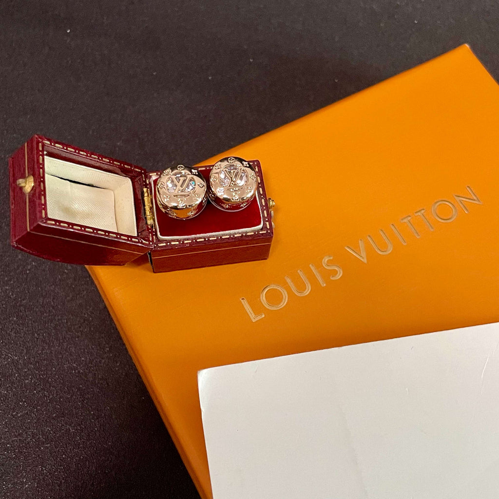Louis Vuitton Silver-Tone Circular Stud Earrings - album image 6