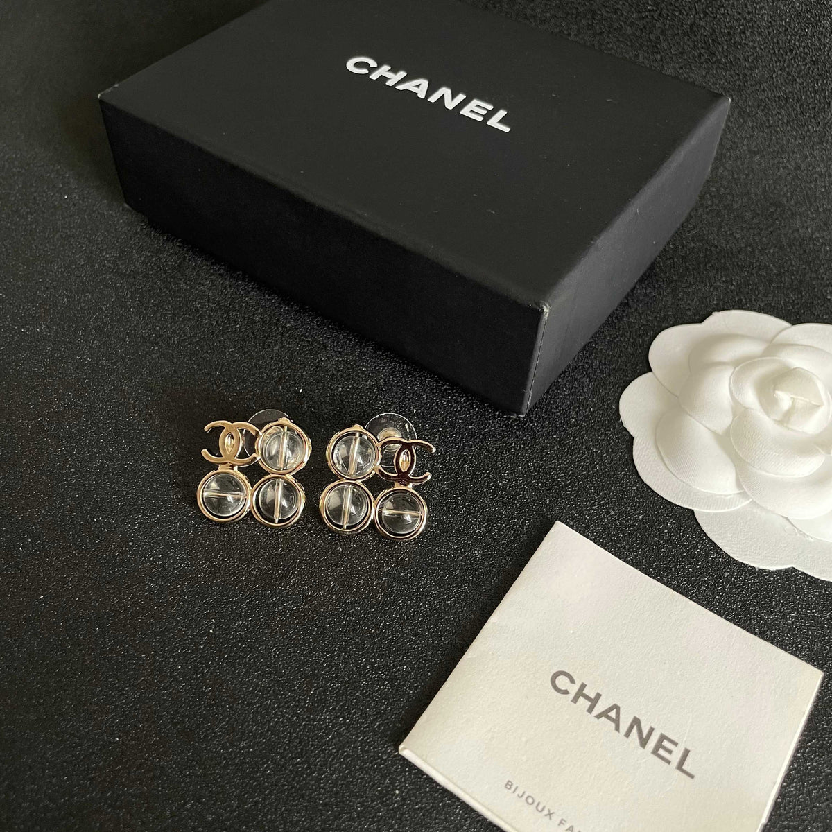 Chanel Interlocking C Stud Earrings - album image 5