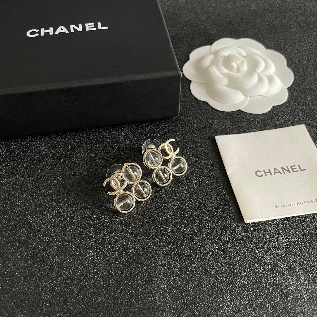 Chanel Interlocking C Stud Earrings - album image 6