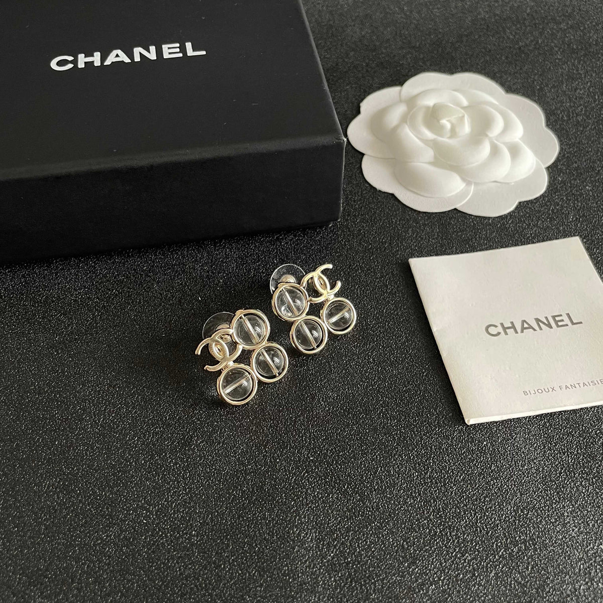 Chanel Interlocking C Stud Earrings - album image 6