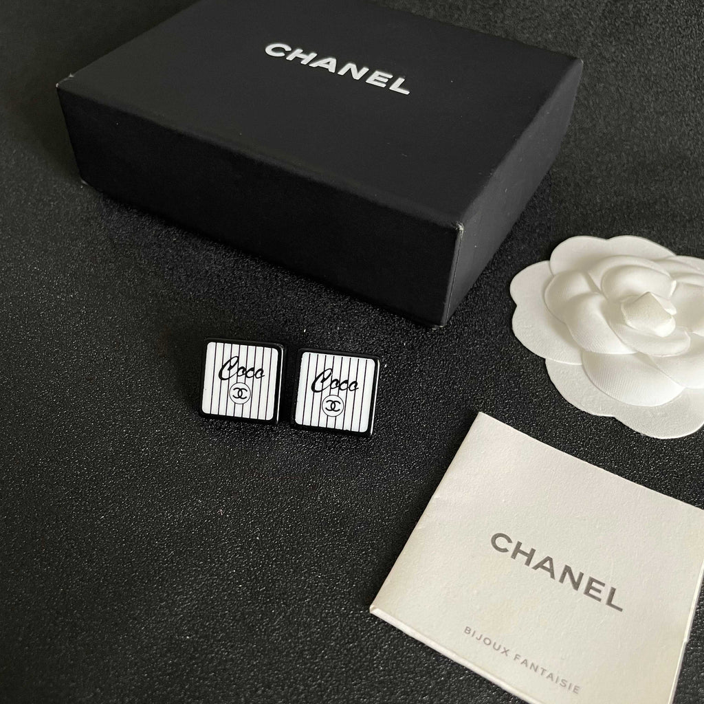 Chanel Interlocking C Stud Earrings - album image 5