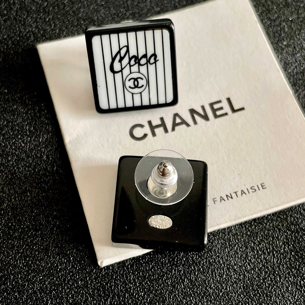Chanel Interlocking C Stud Earrings - album image 7