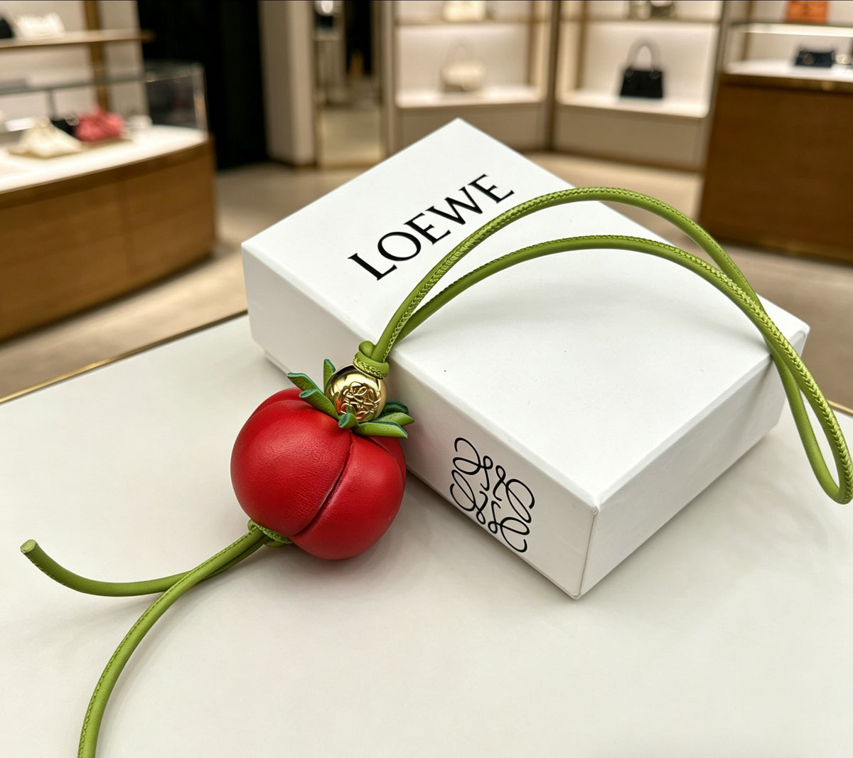 Loewe Red Tomato Bag Charm - product image 1