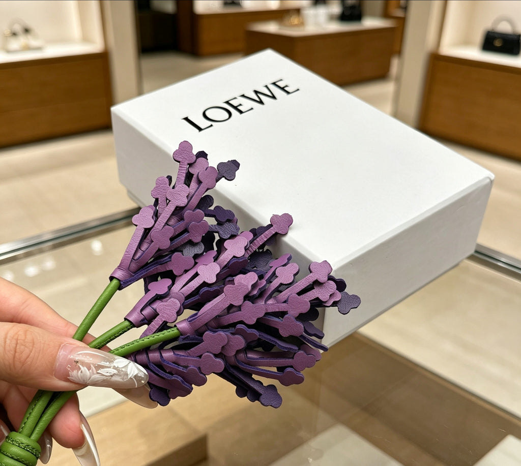 Loewe Purple Lavender Tassel Bag Charm - product image 4