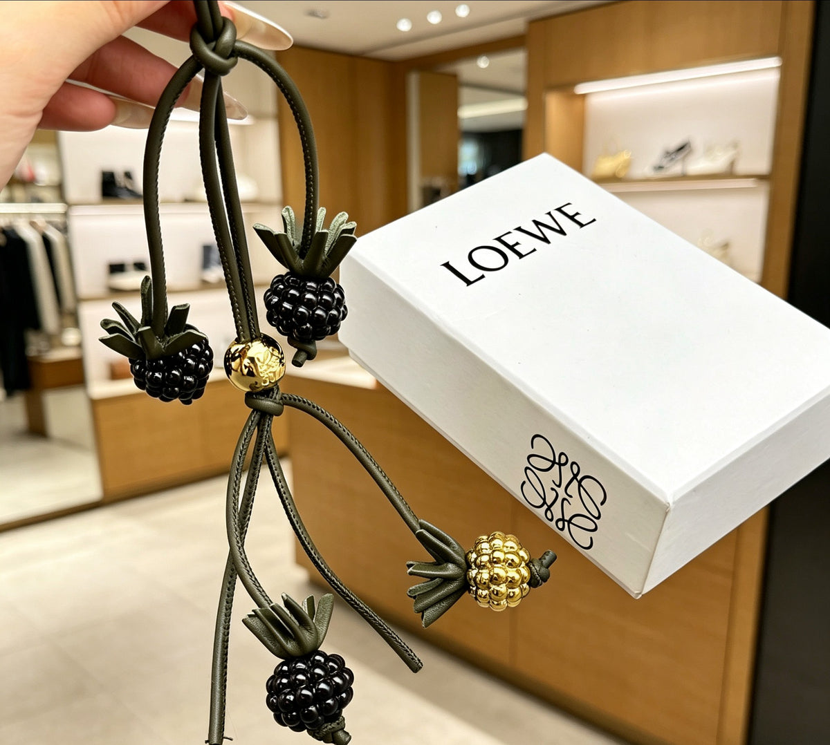 Loewe Blackberry Cluster Bag Charm - product image 4