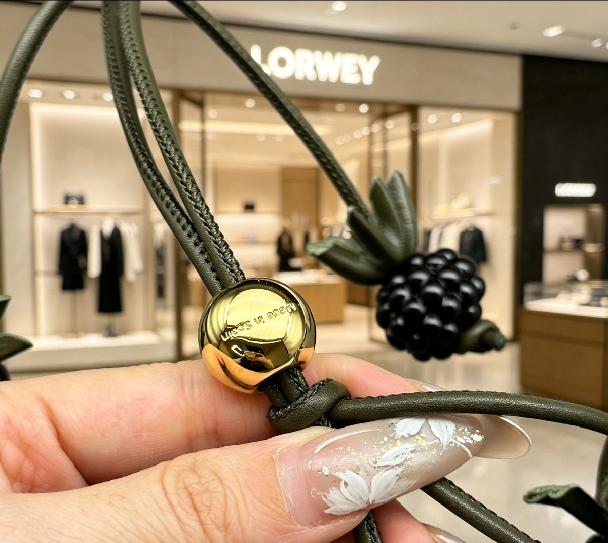 Loewe Blackberry Cluster Bag Charm - product image 6
