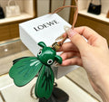 Loewe Forest-Green Leaf Elephant Bag Charm - product image 1