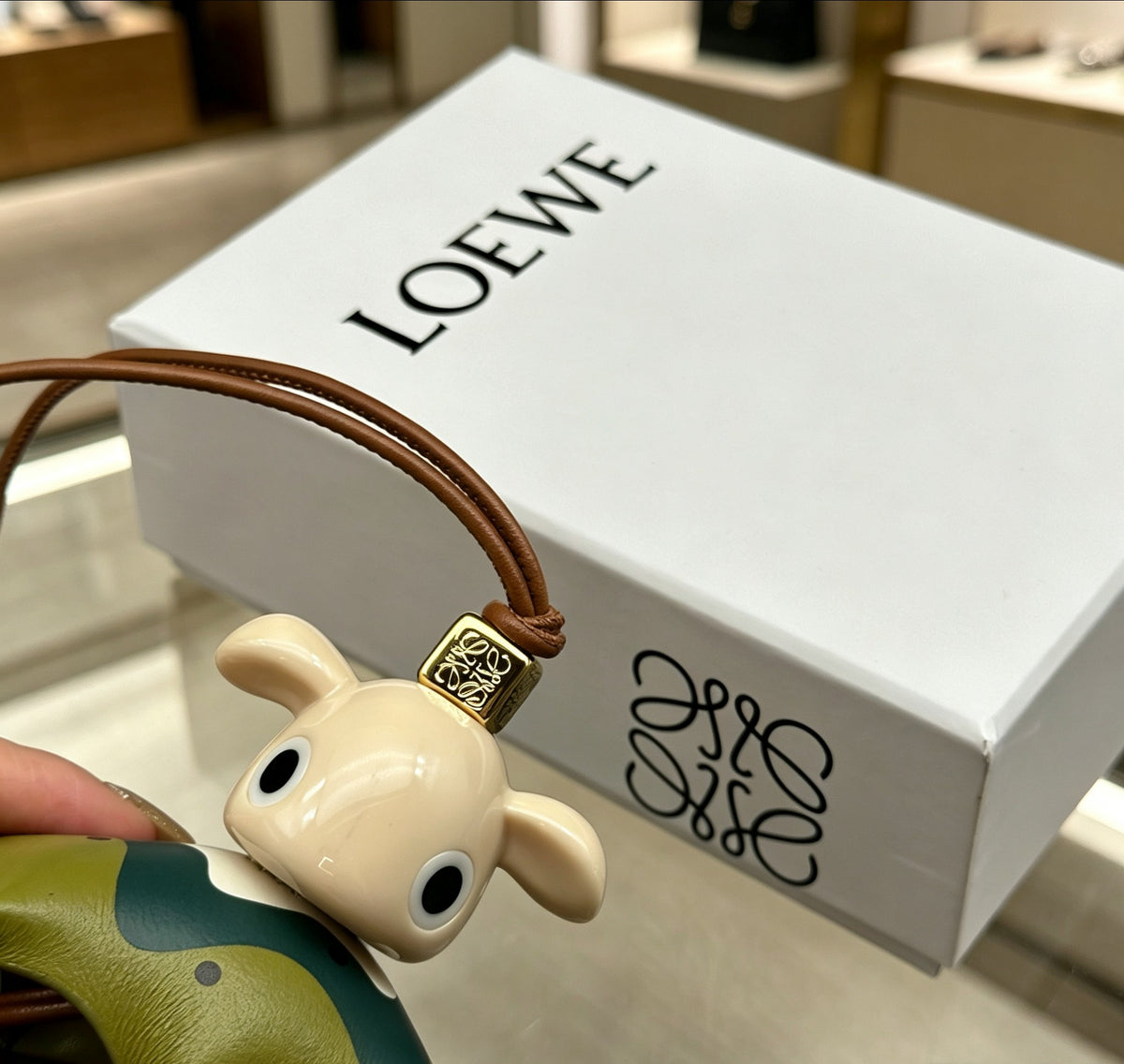 Loewe Camouflage Elephant Bag Charm - product image 3