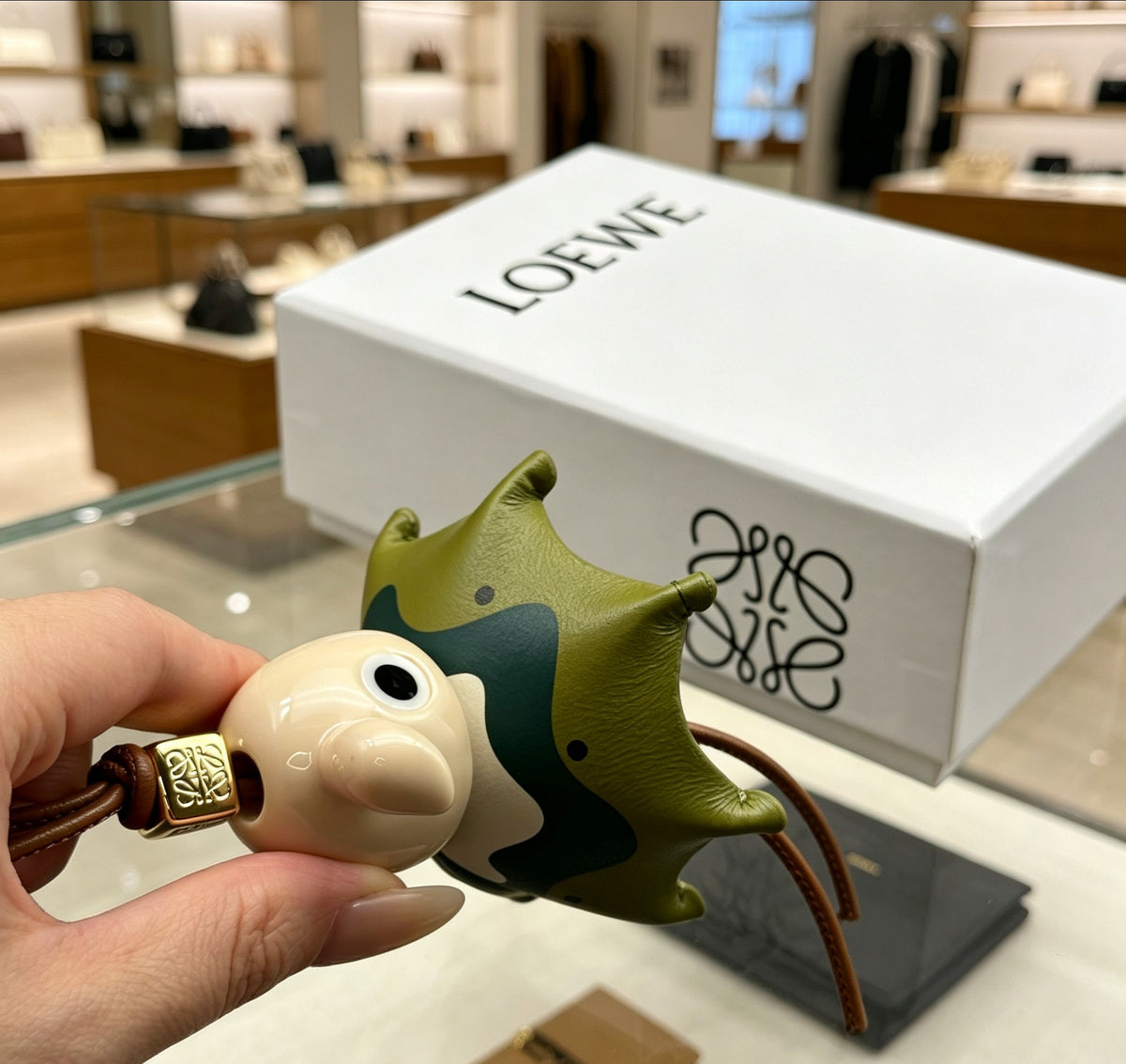 Loewe Camouflage Elephant Bag Charm - product image 5