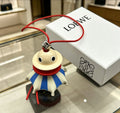 Loewe Blue and White Striped Jellyfish Bag Charm - product image 1