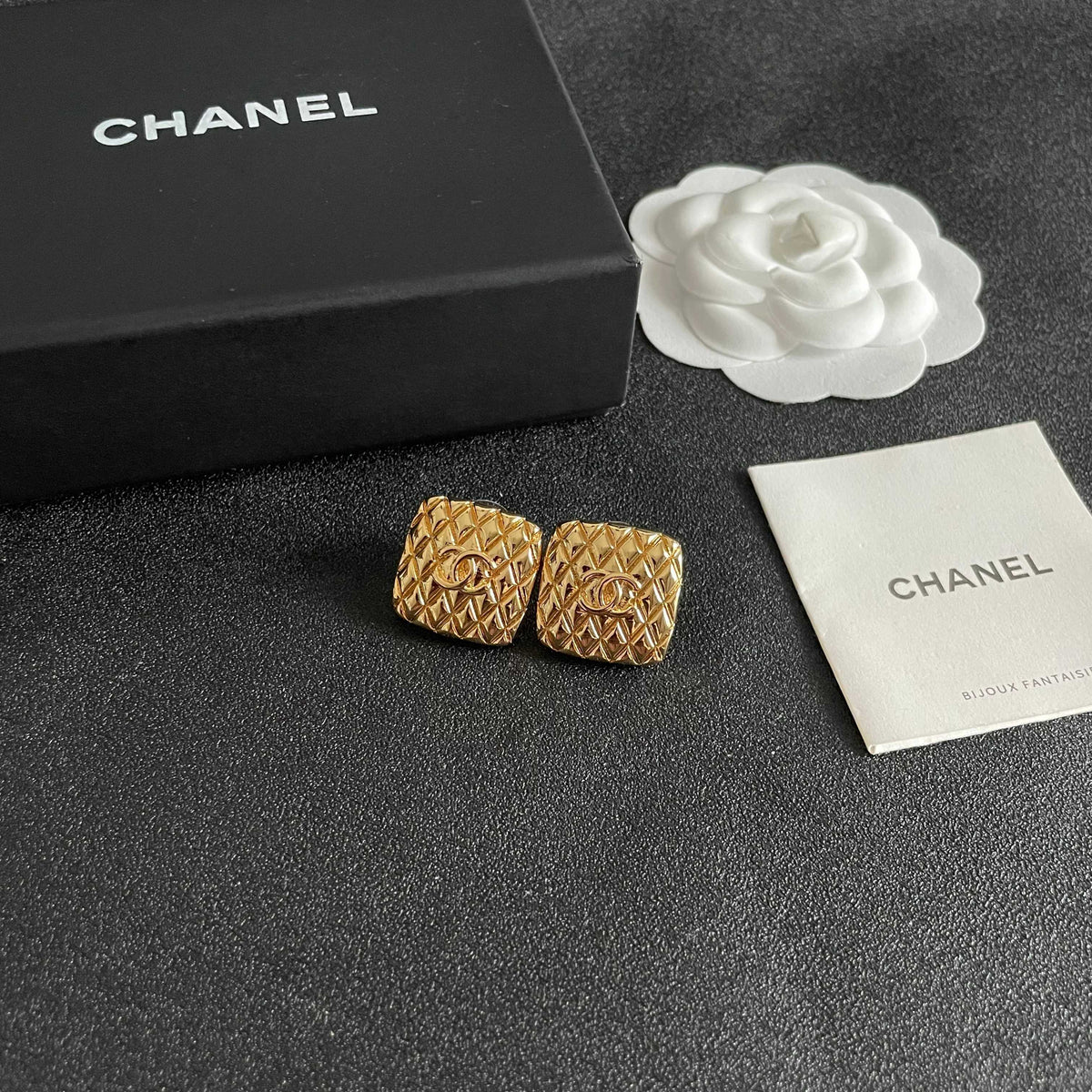 Chanel Interlocking C Stud Earrings - album image 6