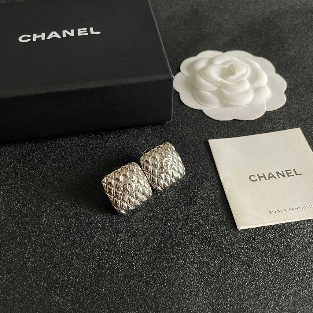 Chanel Interlocking C Stud Earrings - album image 6