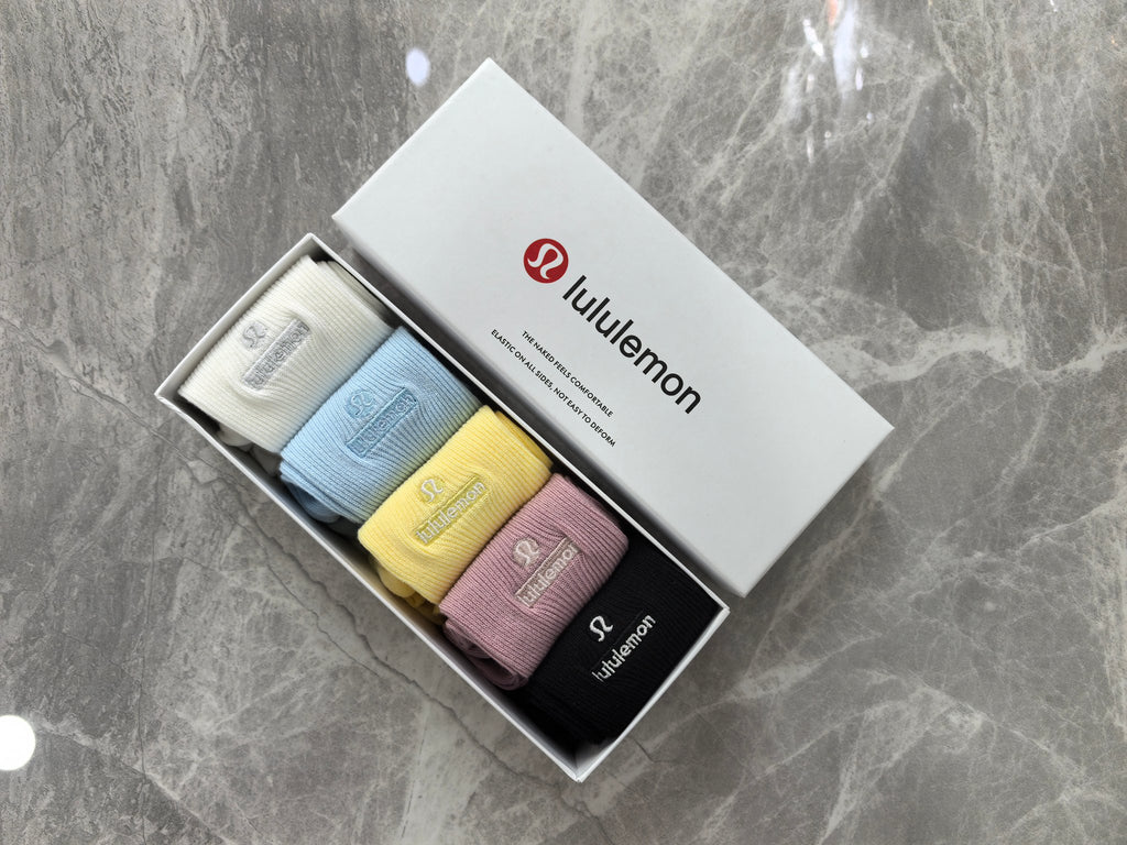 Lululemon pastel small emblem crew socks - view 6