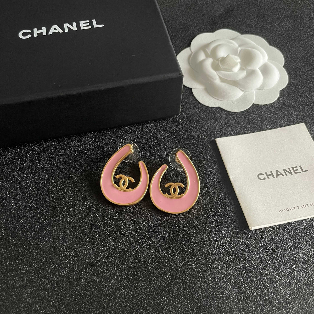 Chanel Interlocking C Stud Earrings - album image 6