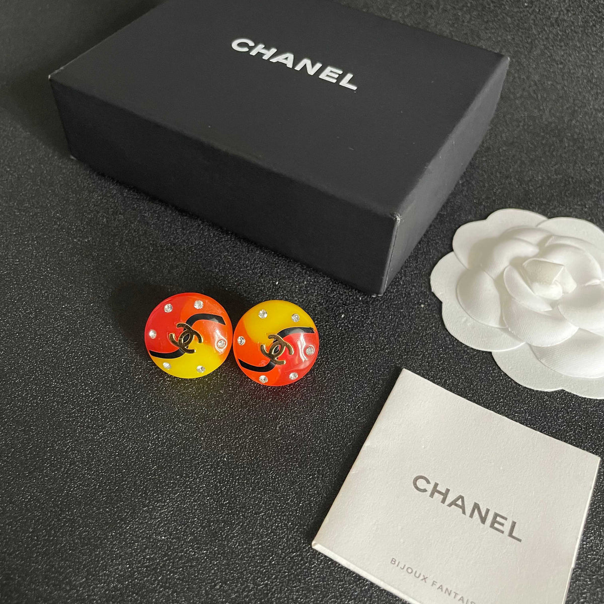 Chanel Interlocking C Multicolor Stud Earrings - album image 5
