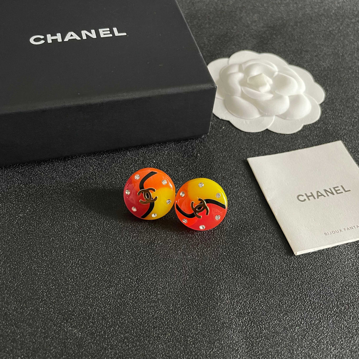 Chanel Interlocking C Multicolor Stud Earrings - album image 6