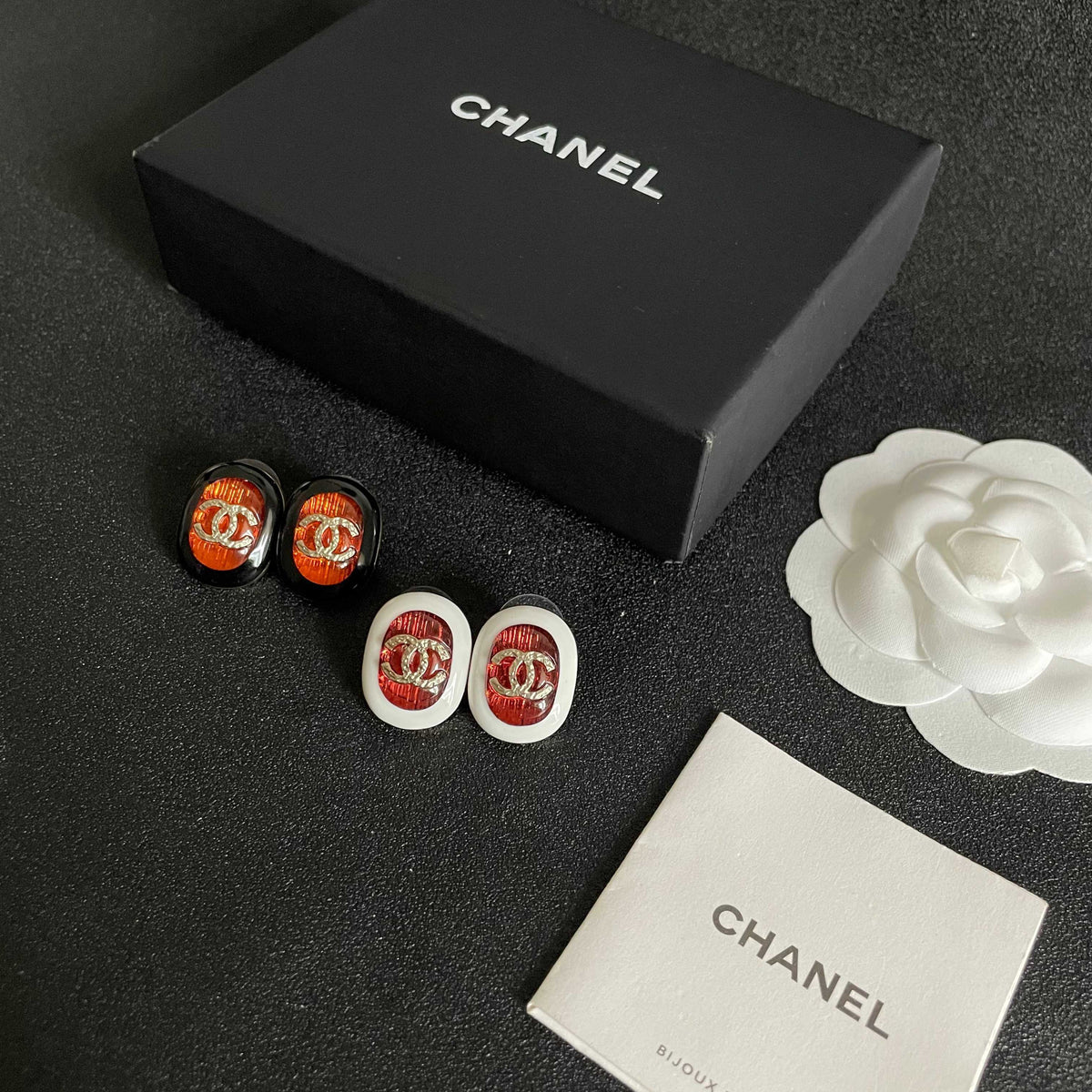 Chanel Interlocking C Stud Earrings - album image 5