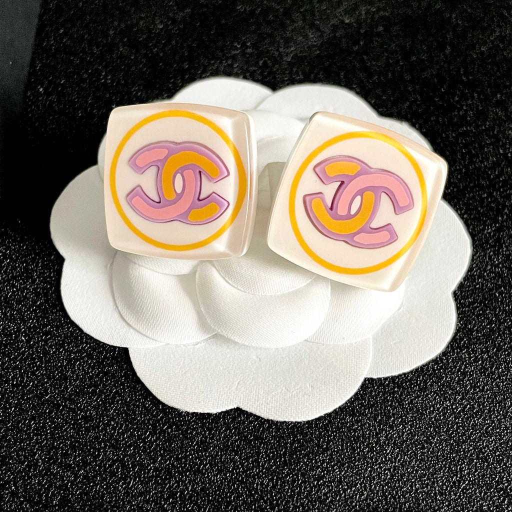 Chanel Interlocking C Stud Earrings - album image 8