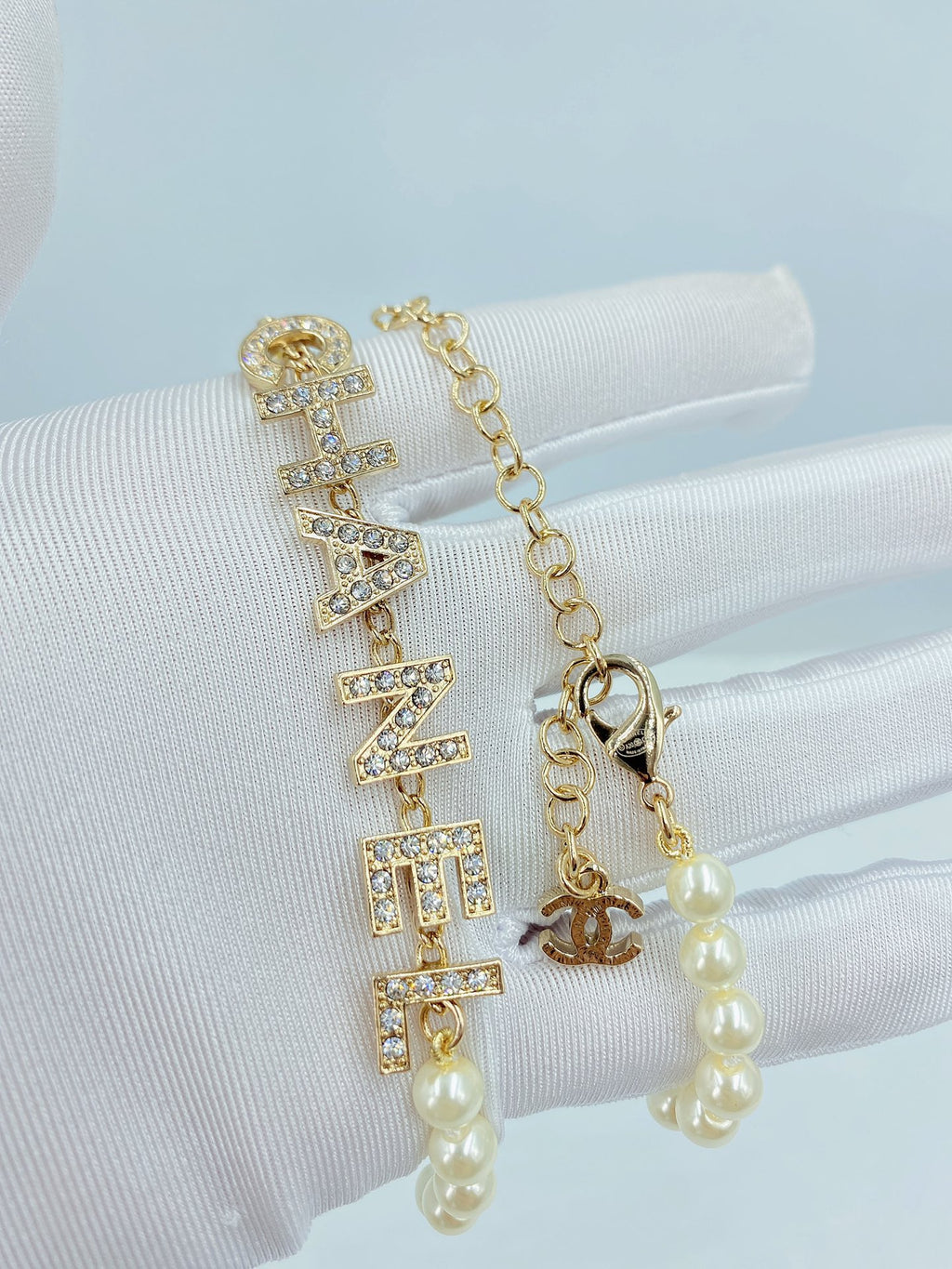 Chanel Pearl Letter Necklace - album image 9