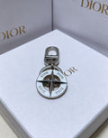 Dior White Compass Keychain - product image 1