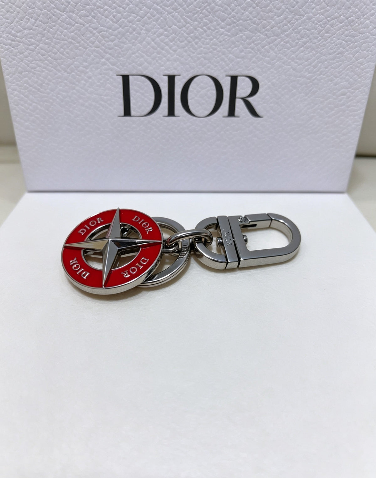 Dior Red Compass Keychain - product image 4