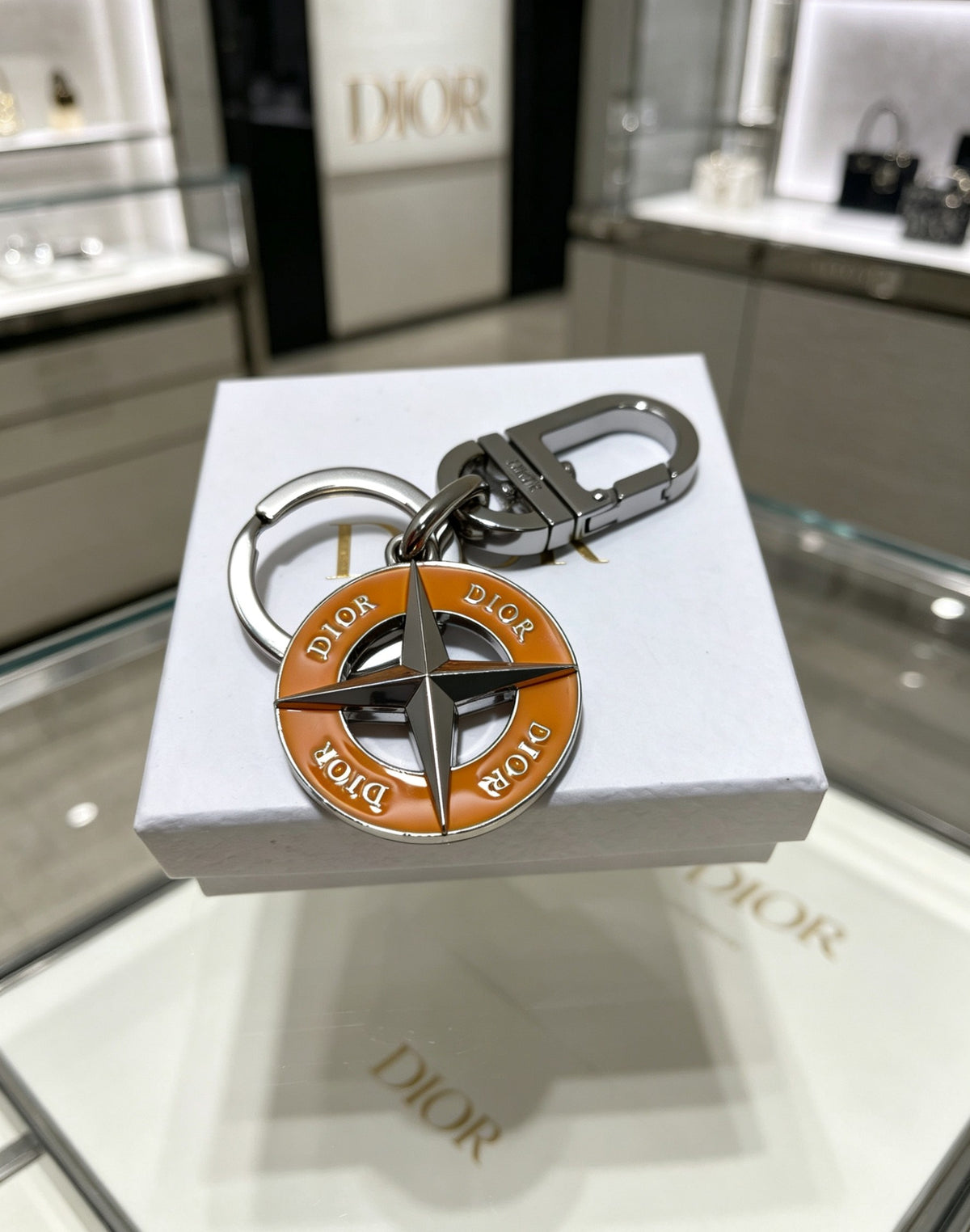 Dior Amber Compass Keychain - product image 2