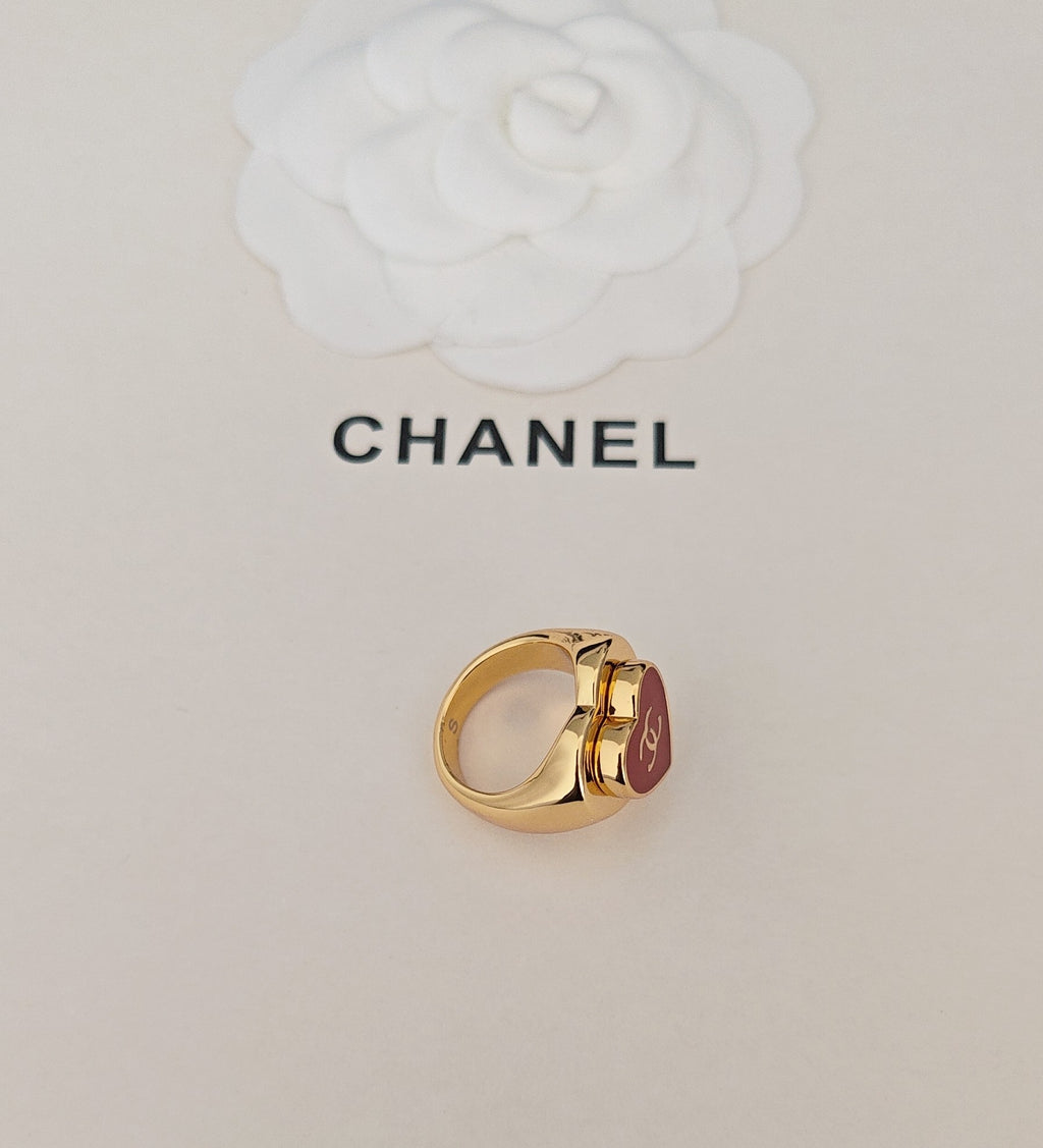 Chanel Red Heart Ring - album image 5