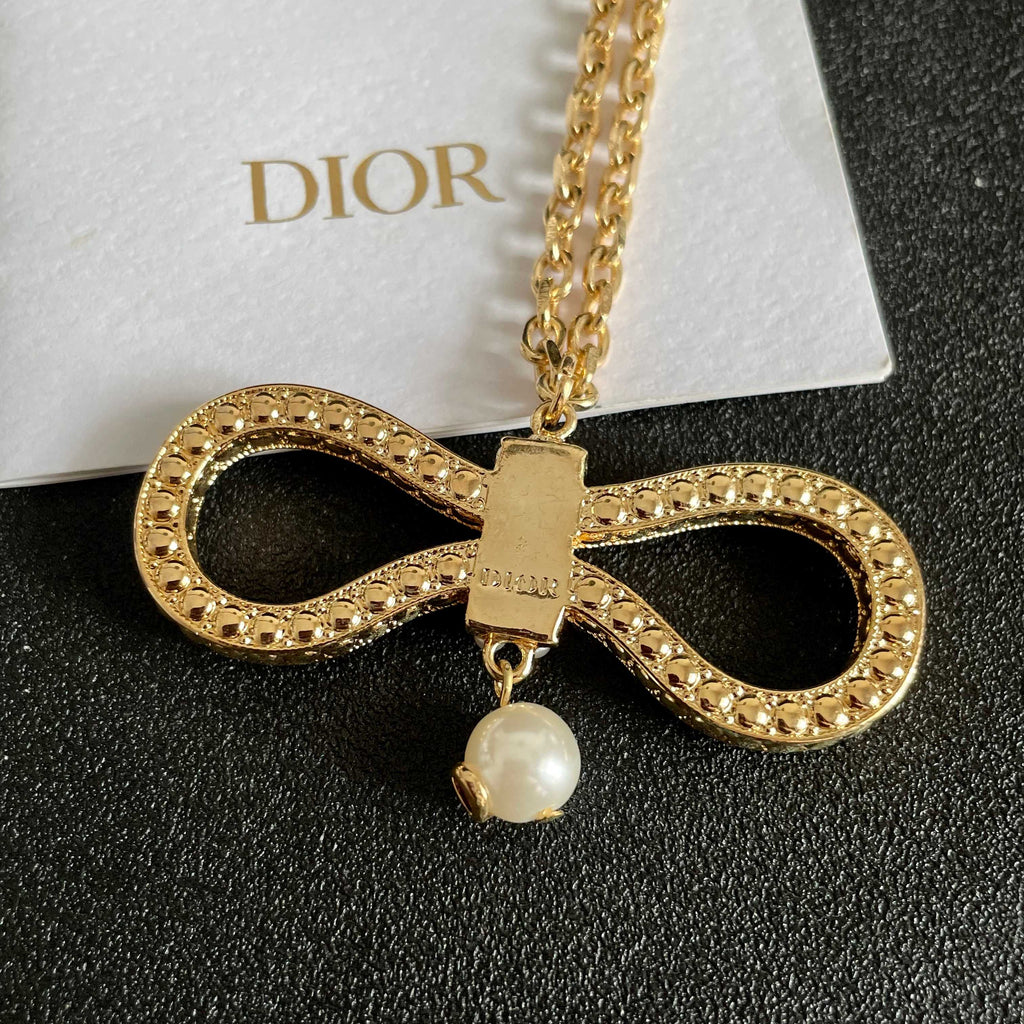 Dior Open Bow Pendant Necklace - product image 7