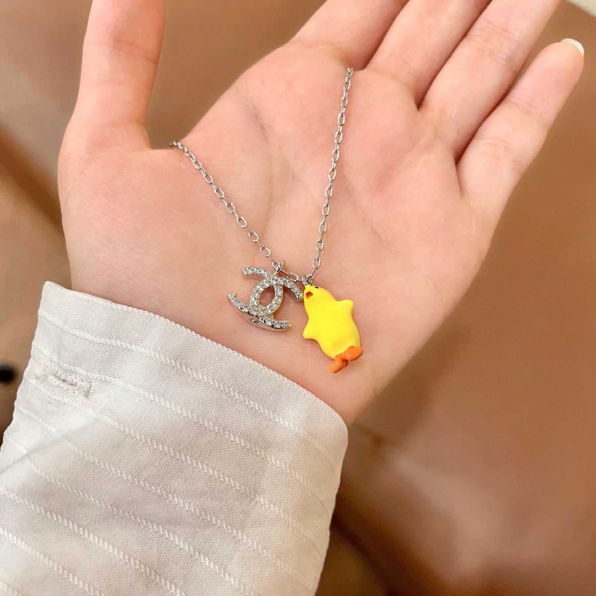 Chanel Yellow Round Pendant Necklace - album image 4