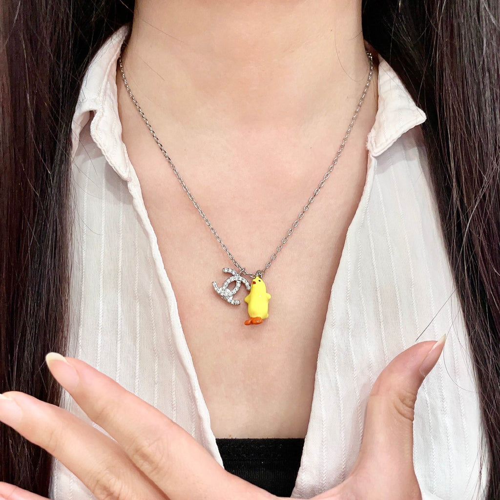 Chanel Yellow Round Pendant Necklace - album image 2