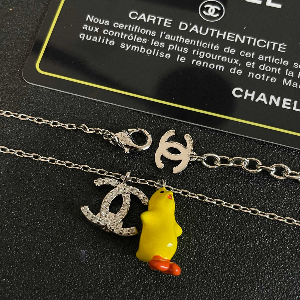 Chanel Yellow Round Pendant Necklace - album image 7