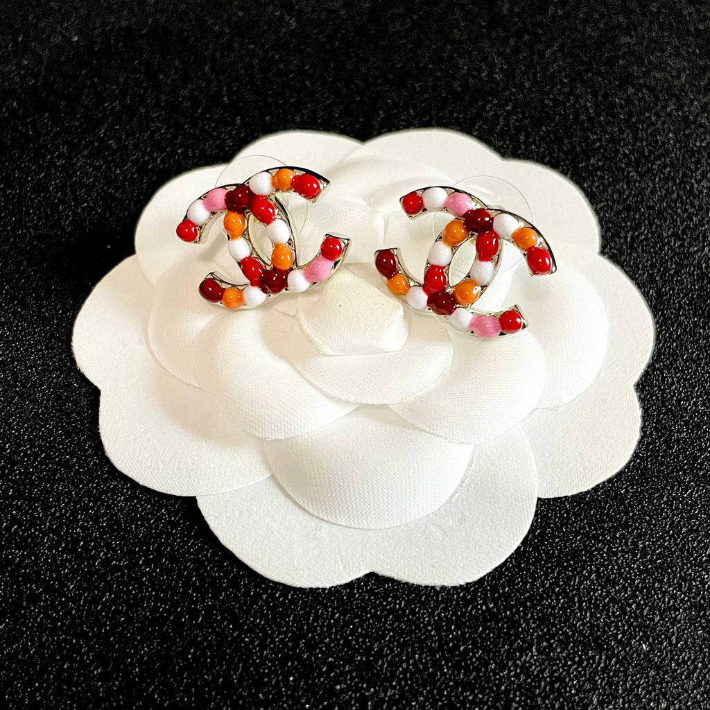Chanel Interlocking C Stud Earrings - album image 8