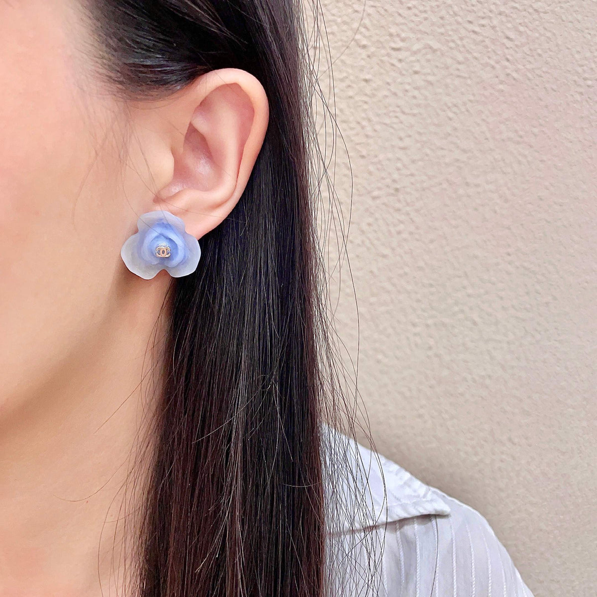 Chanel Interlocking C Stud Earrings - album image 3