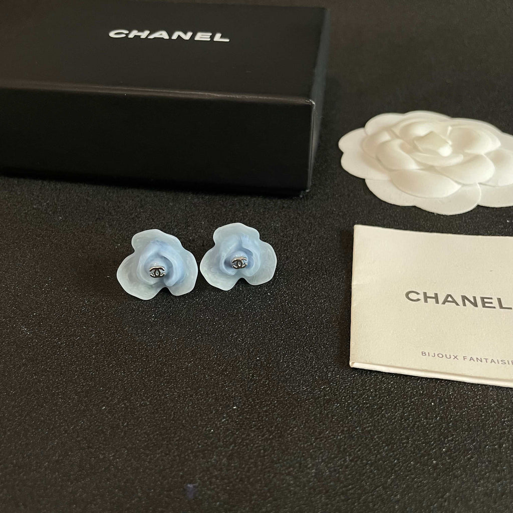 Chanel Interlocking C Stud Earrings - album image 5
