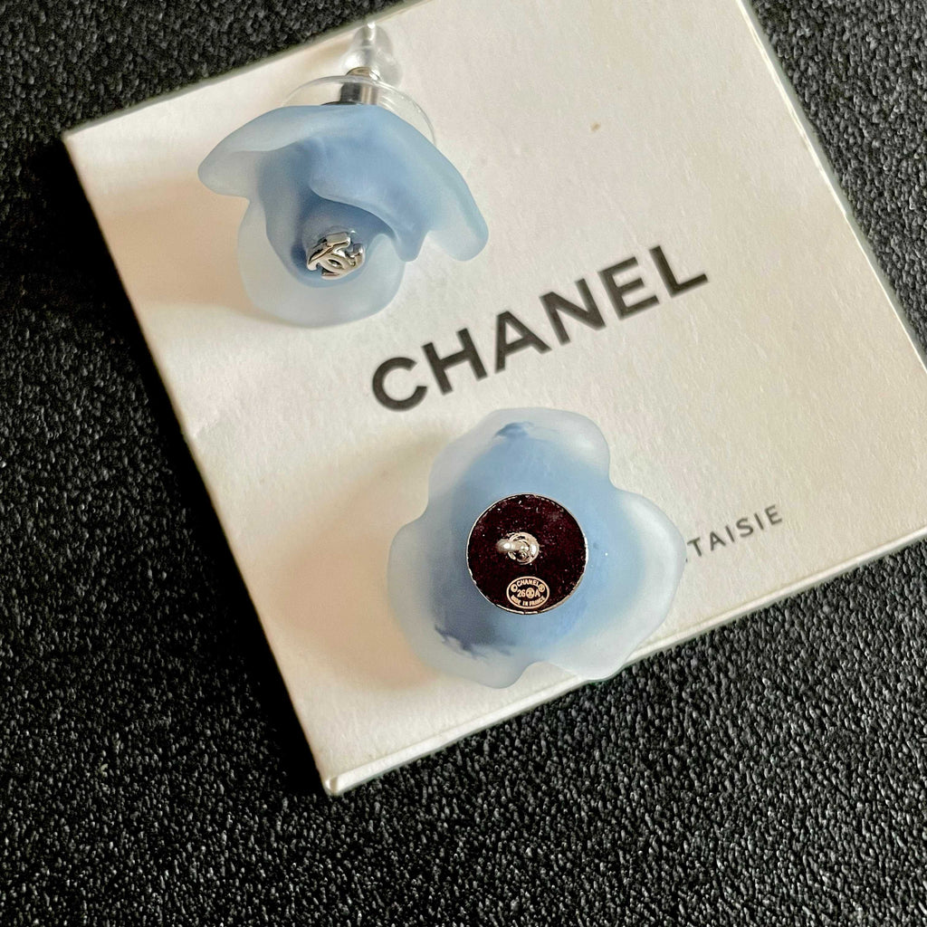 Chanel Interlocking C Stud Earrings - album image 7