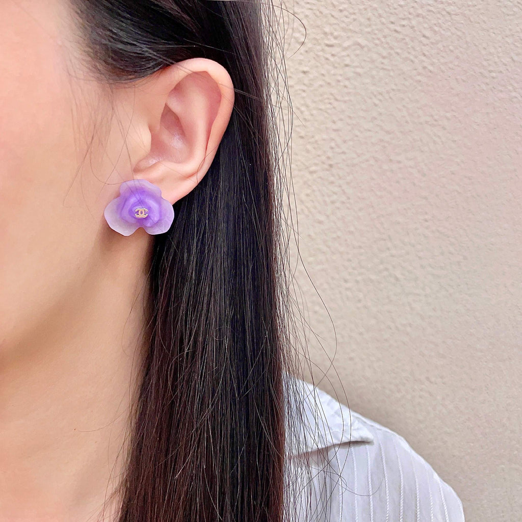 Chanel Interlocking C Stud Earrings - album image 3