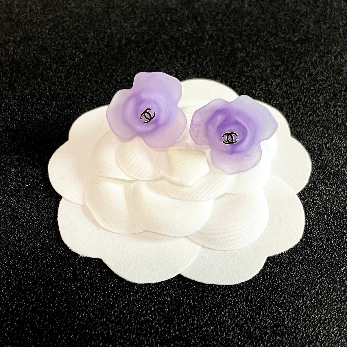 Chanel Interlocking C Stud Earrings - album image 8