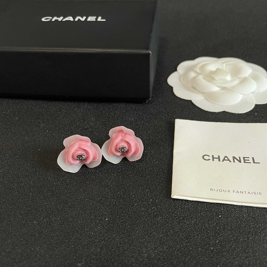 Chanel Interlocking C Stud Earrings - album image 5