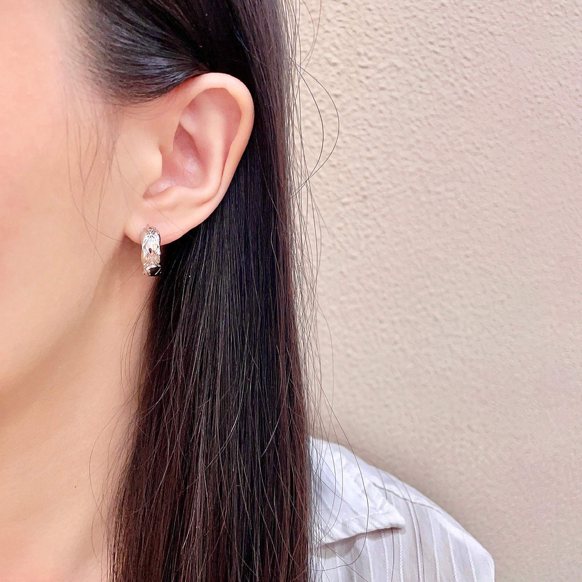 Chanel Interlocking C Stud Earrings - album image 3
