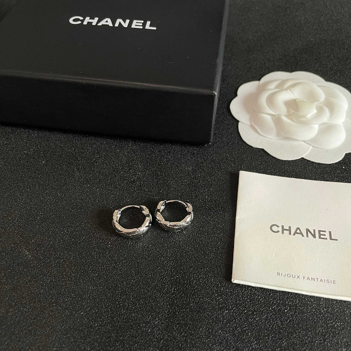 Chanel Interlocking C Stud Earrings - album image 5