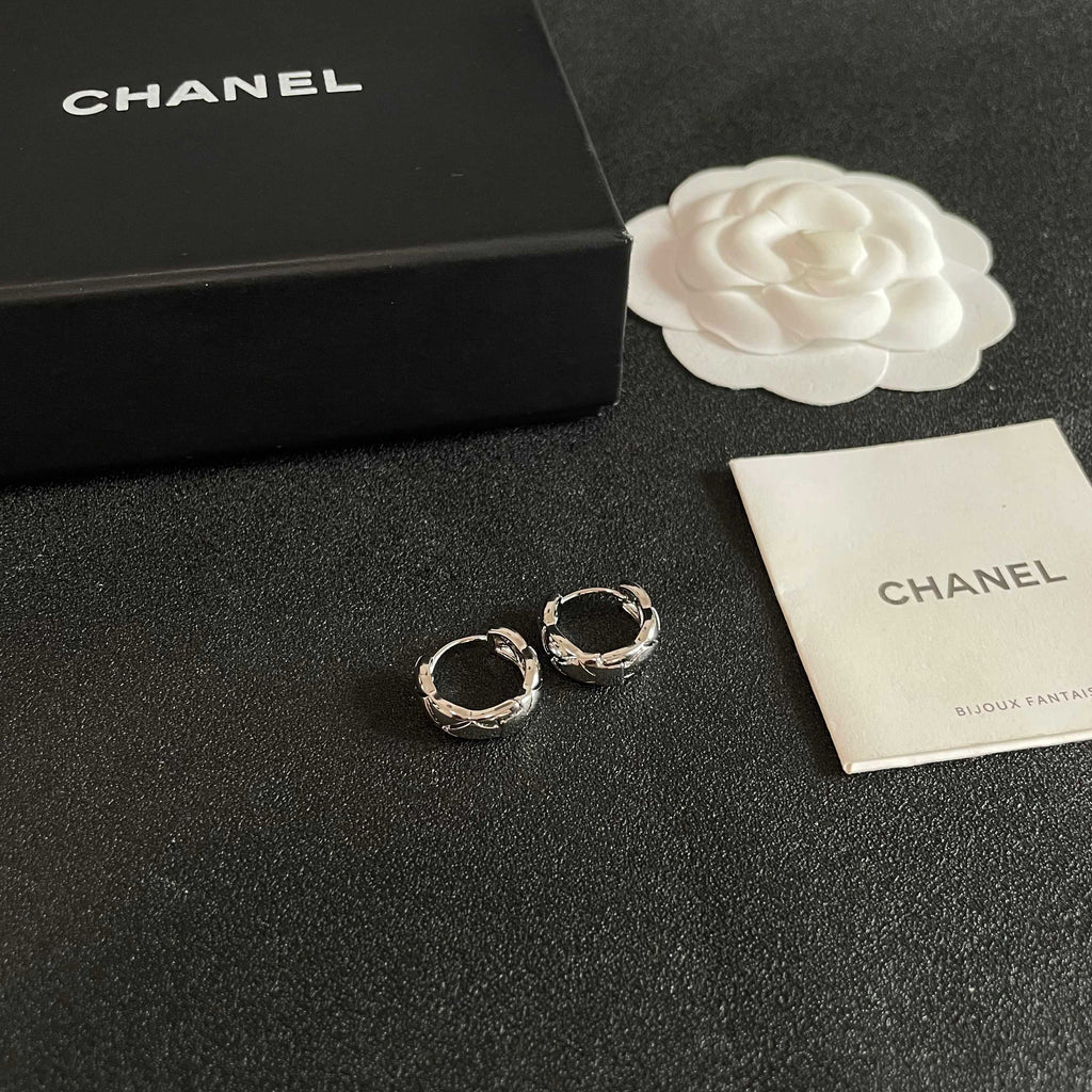 Chanel Interlocking C Stud Earrings - album image 6