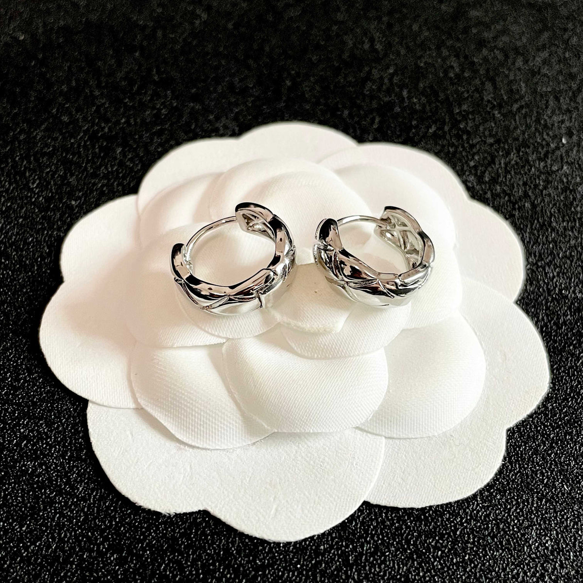 Chanel Interlocking C Stud Earrings - album image 8