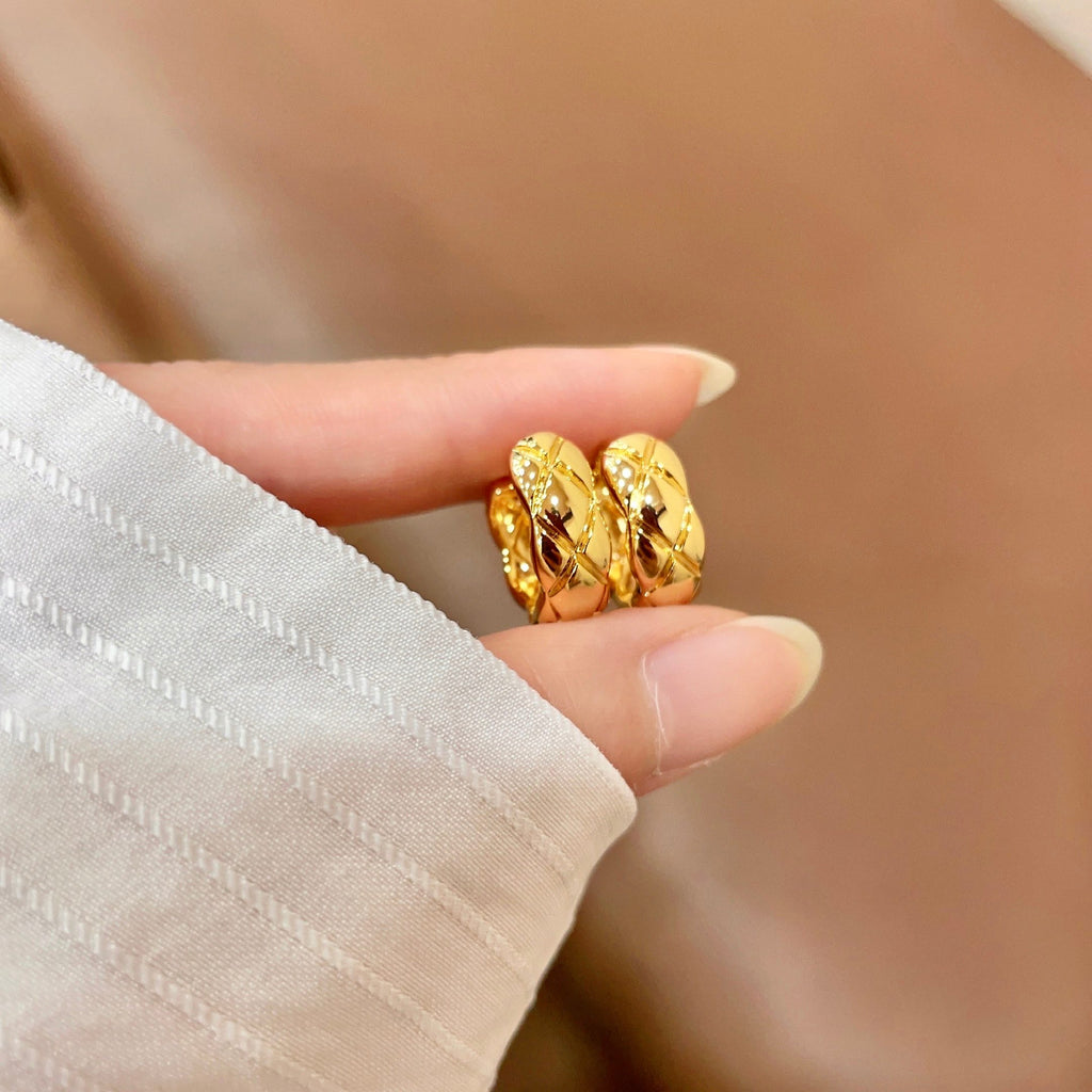 Chanel Interlocking C Stud Earrings - album image 4