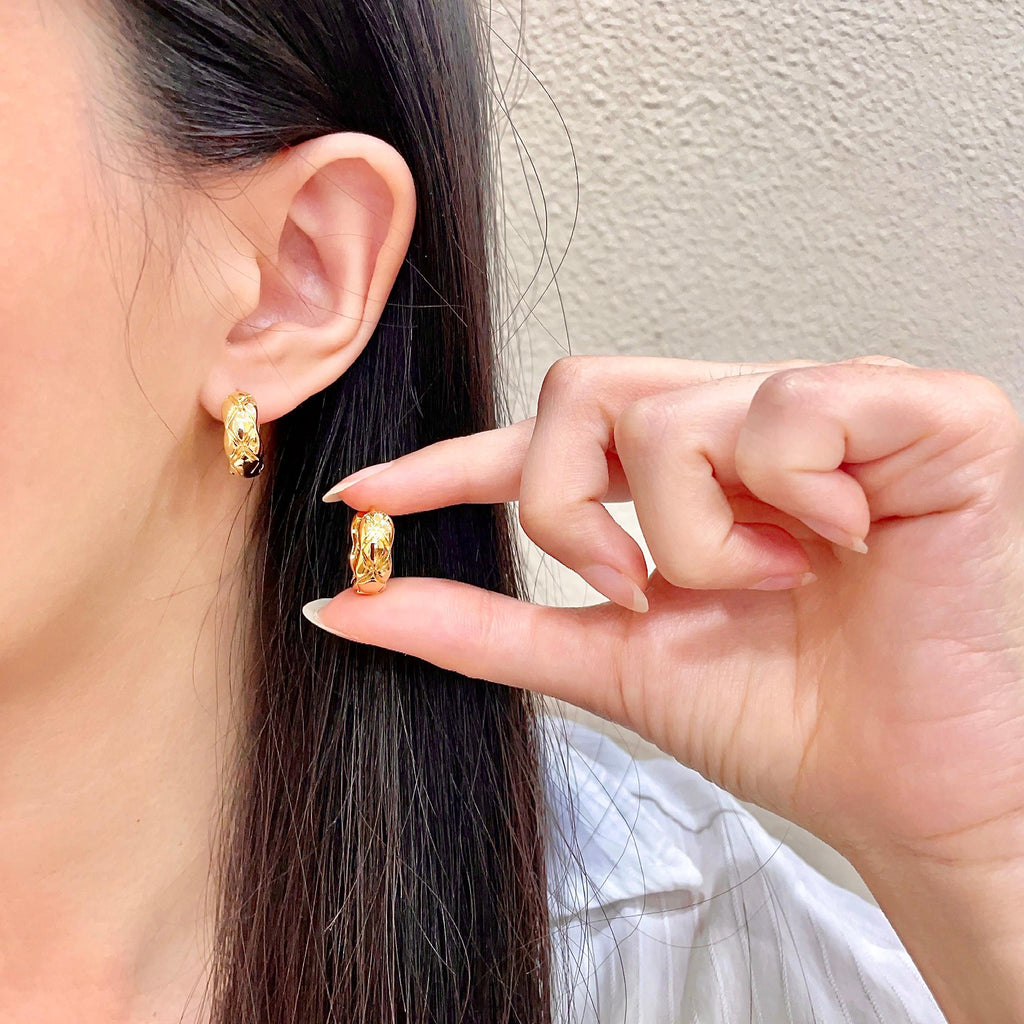 Chanel Interlocking C Stud Earrings - album image 1