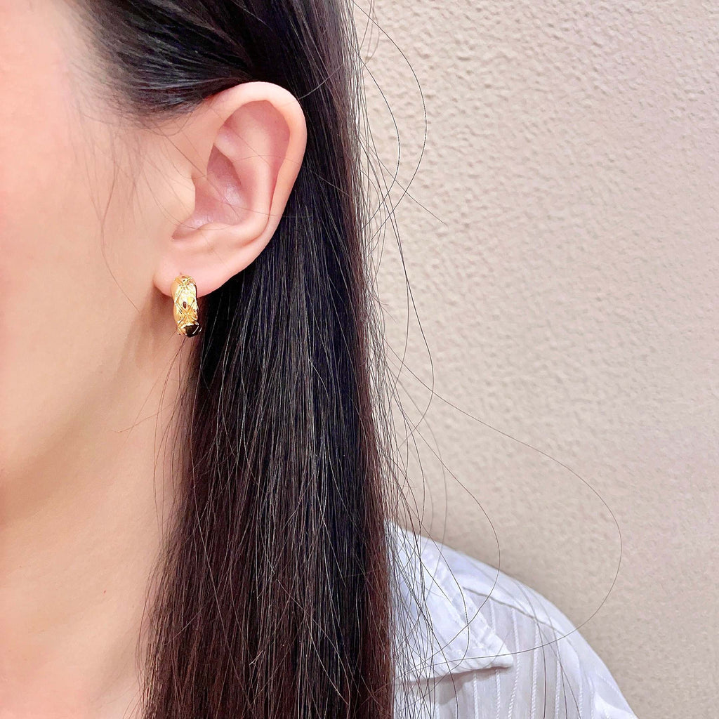 Chanel Interlocking C Stud Earrings - album image 3
