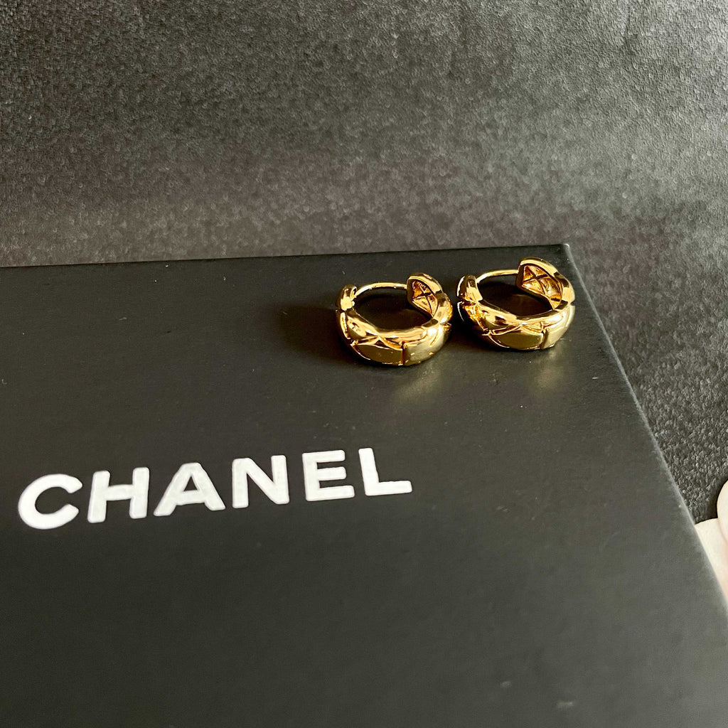 Chanel Interlocking C Stud Earrings - album image 9