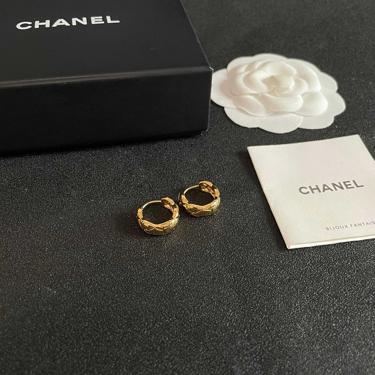 Chanel Interlocking C Stud Earrings - album image 6
