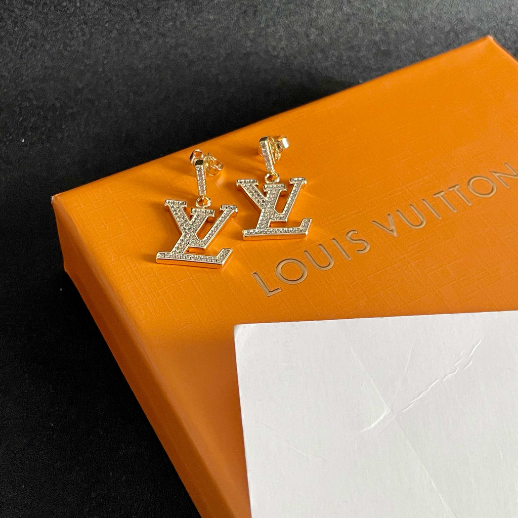 Louis Vuitton Silver-Tone LV Drop Earrings - album image 6