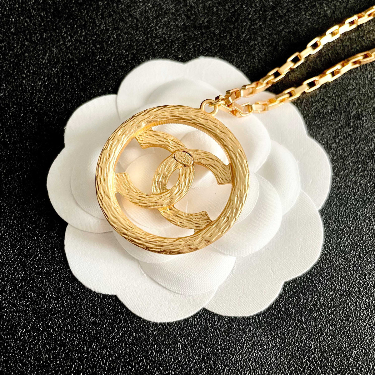 Chanel Interlocking C Crystal Accent Necklace - album image 8